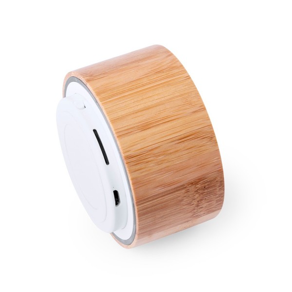 Haut-Parleur Bluetooth Compact en Bambou