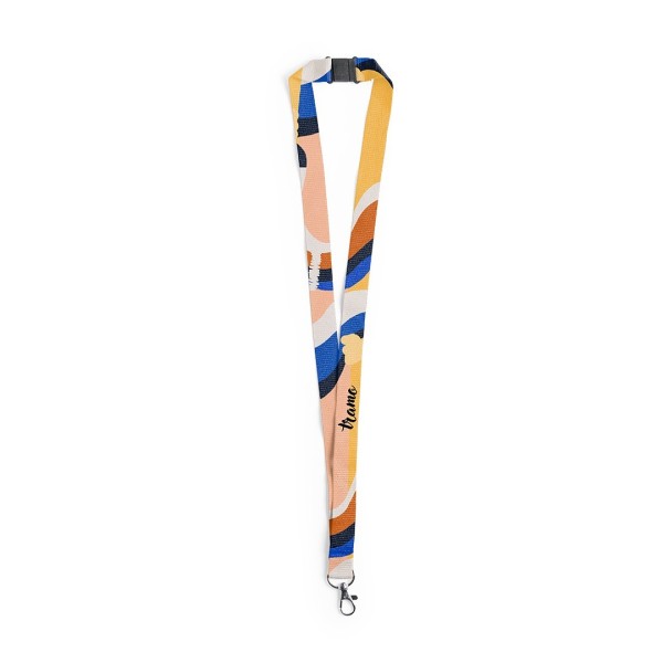 Lanyard Polyester Personnalisable avec Clip de Sécurité