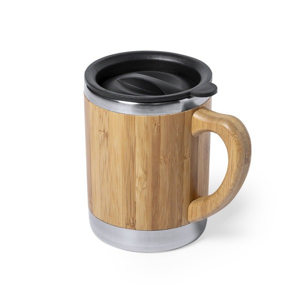 Tasse Thermique Écologique en Bambou et Inox