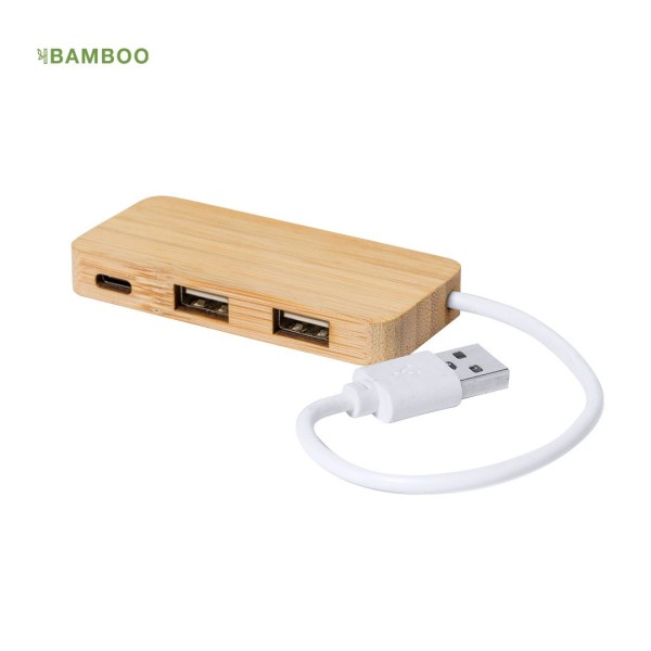 Port USB Norman en Bambou