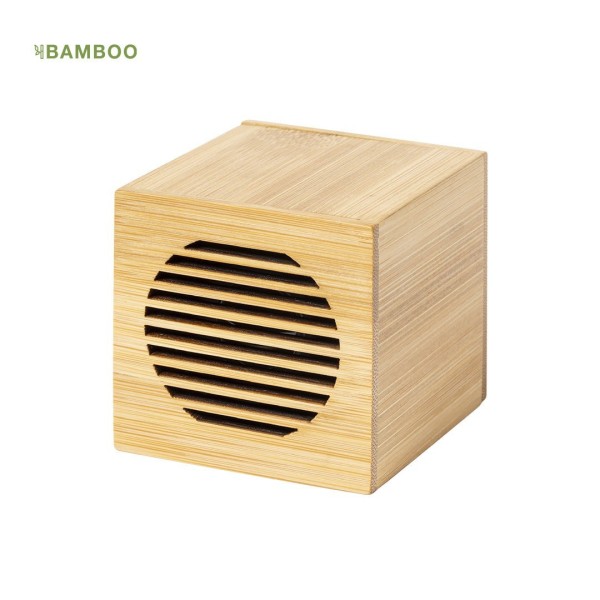 Haut-Parleur Bluetooth Écologique en Bambou