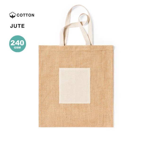 Sac en jute et coton Flobux