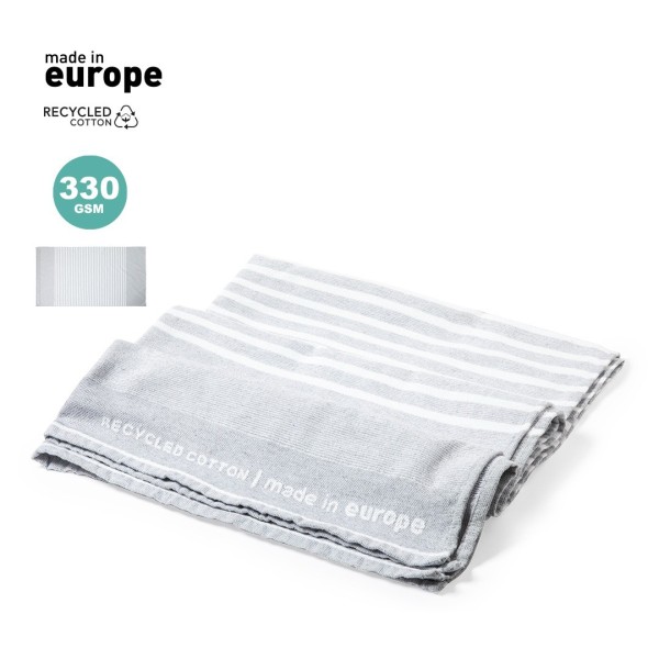 Serviette de plage Flokyn Nature grise