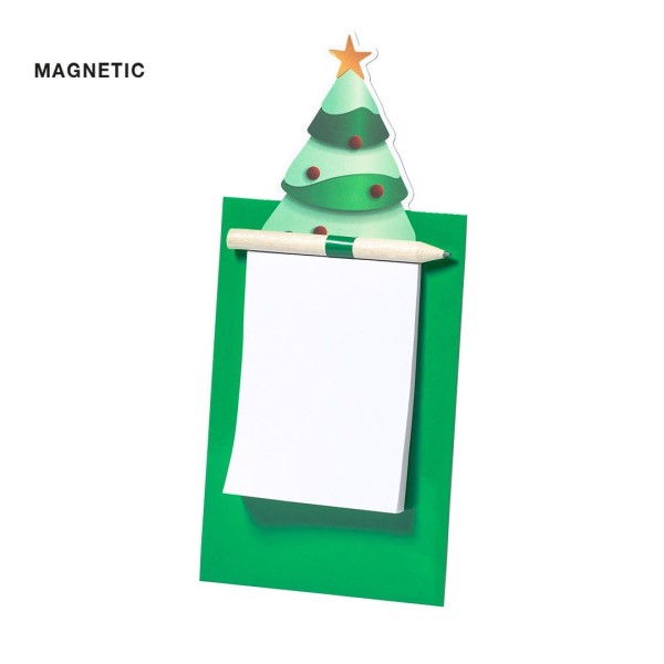 Magnet bloc-notes sapin de Noël