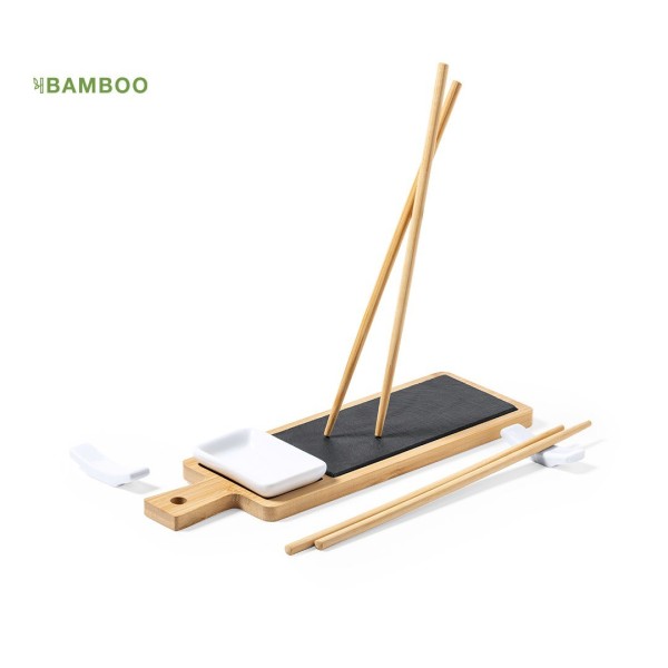 Set Sushi Gunkan Bambou et Ardoise