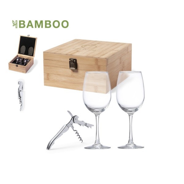 Set Vin Élégant Bambou