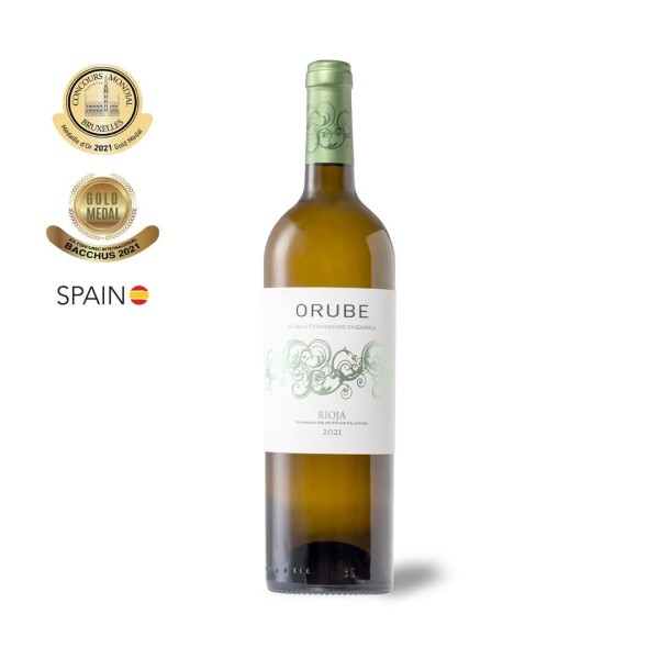 Bouteille de Vin Blanc Orube Rioja 2021