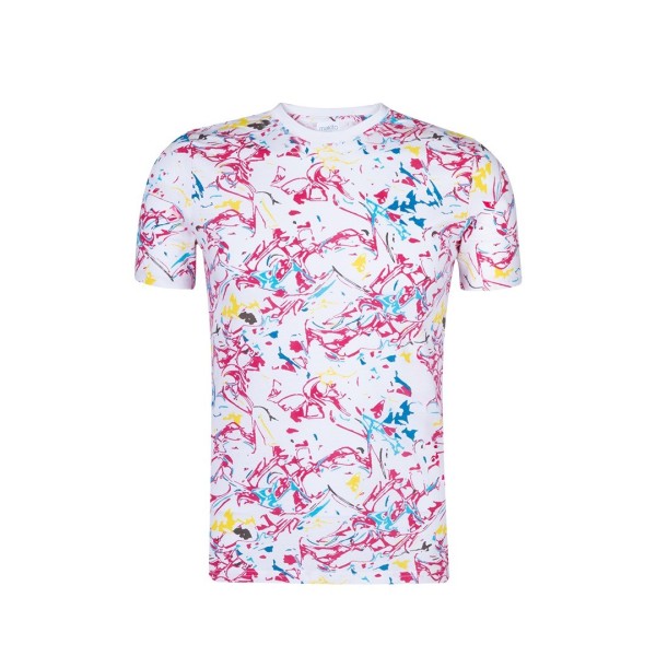 T-Shirt Adulte Helixa Imprimé Multicolore