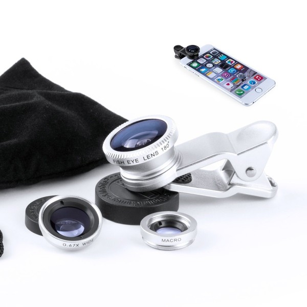 Set de 3 Lentilles Universelles pour Smartphone