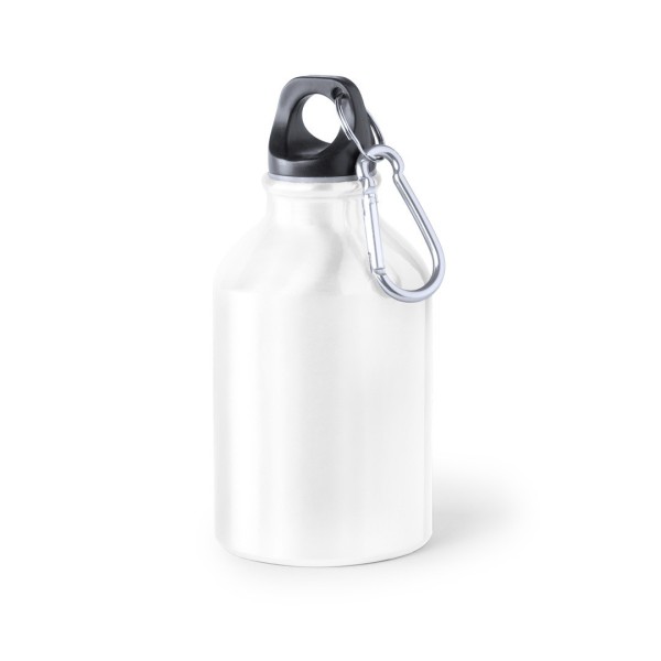 Bidon Henzo en aluminium avec mousqueton 330ml