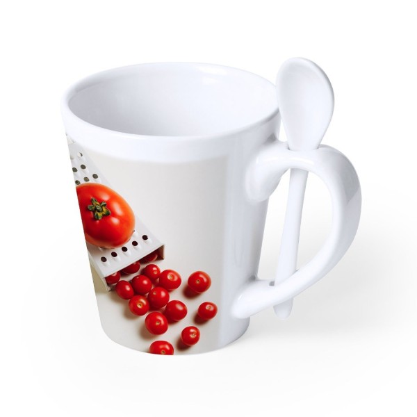 Tasse Sublimation Kaffir avec Cuillère Intégrée