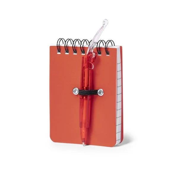 Mini Cahier à Spirales avec Stylo Intégré