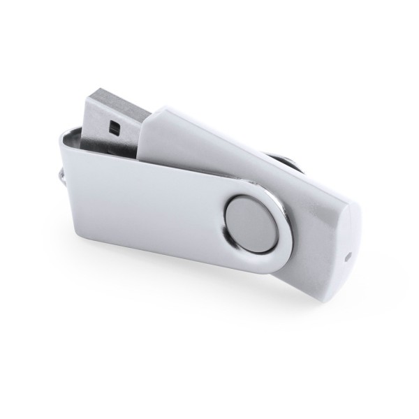 Clé USB Rotative 16 Go avec Clip Métallique