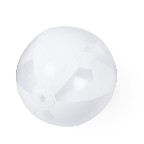 Ballon gonflable bicolore transparent